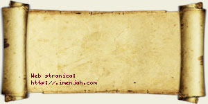 Anita Bjeletić vizit kartica